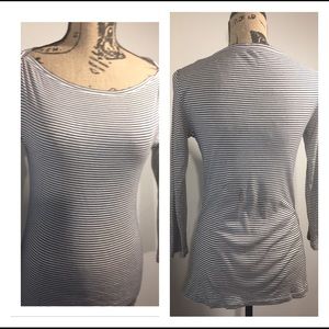 J Crew fitted t small stripped